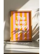 Tableau encadré décoratif 33 x 48 cm