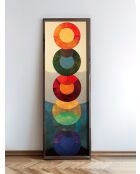 Tableau décoratif encadré en MDF 40 x 120 x 3,5 cm