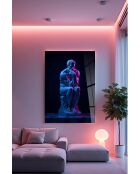 Peinture décorative sur verre trempé 50 x 70 cm