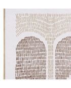 Décoration murale 63x93cm formes abstraites n°2/ cadre naturel