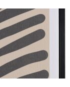 Décoration murale B - 63x93cm en papier japonais/ cadre noir