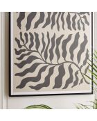 Décoration murale C - 63x93cm en papier japonais/ cadre noir