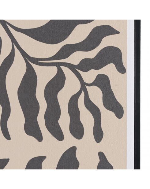 Décoration murale C - 63x93cm en papier japonais/ cadre noir