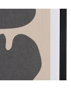 Décoration murale D - 63x93cm en papier japonais/ cadre noir