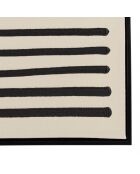 Décoration murale A - 83x123cm lignes abstraites/ cadre noir