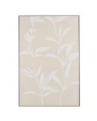 Décoration murale 83x123cm motifs fleurs n°2/ cadre naturel