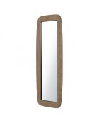 Miroir rectangulaire angles arrondis 120x40cm couleur mocha