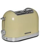 Tostadora Vintage Cream de 2 ranuras modelo SCTO2CR