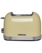 Tostadora Vintage Cream de 2 ranuras modelo SCTO2CR
