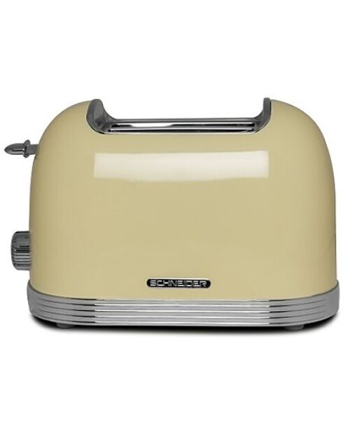 Grille-pain 2 Fentes Vintage Crème Modèle SCTO2CR