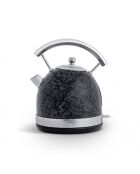 Hervidor inalámbrico Khof negro vintage de 1,7 litros modelo SCKE17KFAB