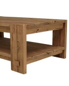 Table basse rectangulaire 132x71cm bois