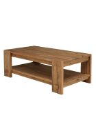 Table basse rectangulaire 132x71cm bois