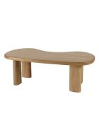 Table basse 120cm forme vague en bois de mindi