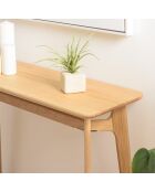 Console 100x35cm en chêne massif