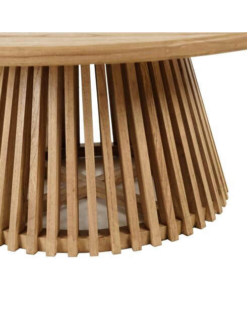 90cm runder Couchtisch aus Mindiholz