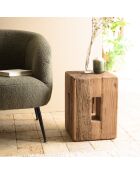 Tabouret carré 30x30cm bois