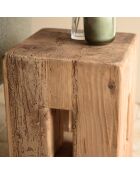 Tabouret carré 30x30cm bois