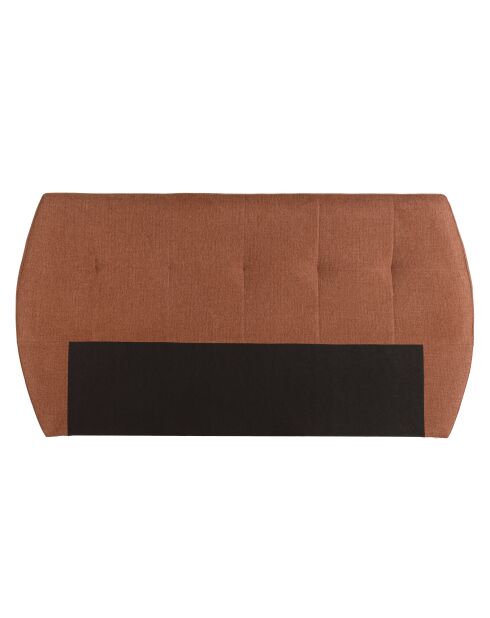 Tête de lit rembourrée pour lits 140/160cm couleur terracotta