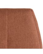 Tête de lit rembourrée pour lits 140/160cm couleur terracotta