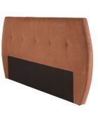 Tête de lit rembourrée pour lits 140/160cm couleur terracotta