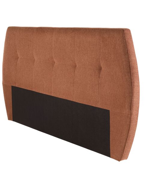 Tête de lit rembourrée pour lits 140/160cm couleur terracotta