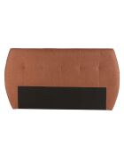 Tête de lit rembourrée pour lits 140/160cm couleur terracotta