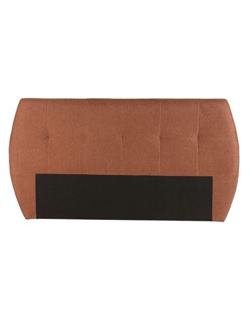 Tête de lit rembourrée pour lits 140/160cm couleur terracotta