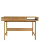 Bureau couleur naturelle 1 tiroir décor motif arrondi 1 niche