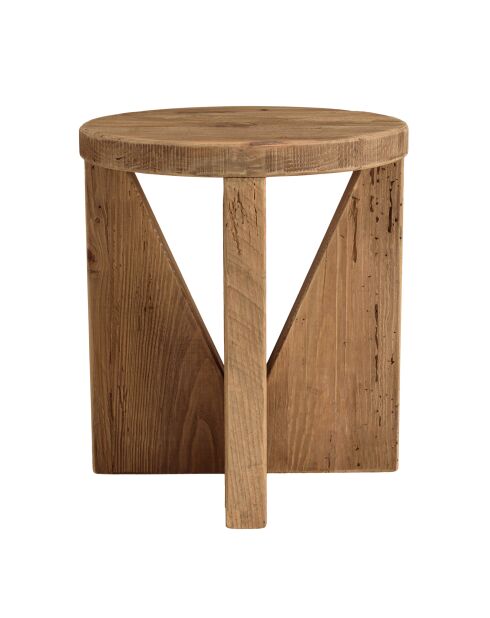 Tabouret rond 40x40cm bois