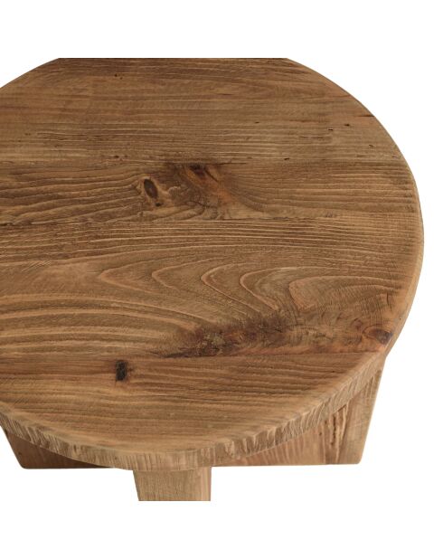 Tabouret rond 40x40cm bois
