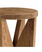 Tabouret rond 40x40cm bois