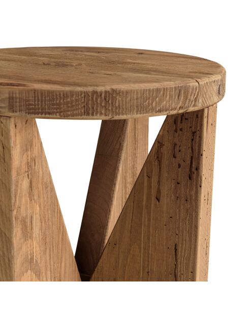 Tabouret rond 40x40cm bois