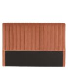 Tête de lit rembourrée pour lits 140/160cm velours orange