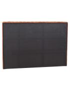 Tête de lit rembourrée pour lits 140/160cm velours orange