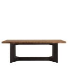 Table à manger rect. 220x100cm bois