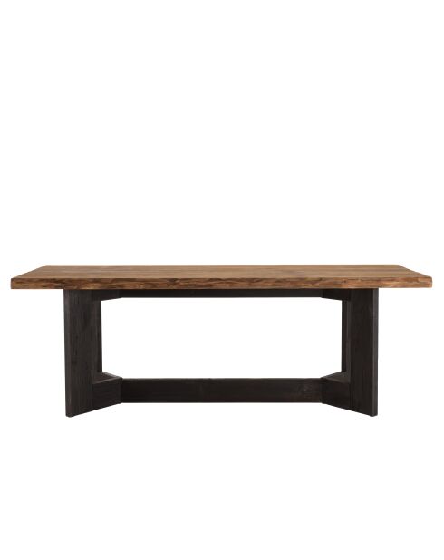 Table à manger rect. 220x100cm bois