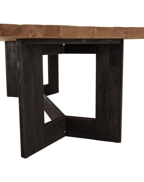 Table à manger rect. 220x100cm bois