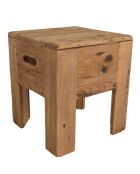 Tabouret carré 35x35cm bois