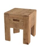 Tabouret carré 35x35cm bois