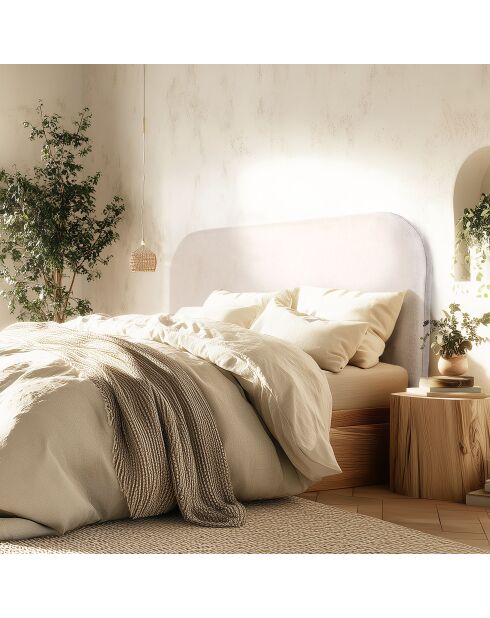 Tête de lit rembourrée pour lits 160/180cm beige