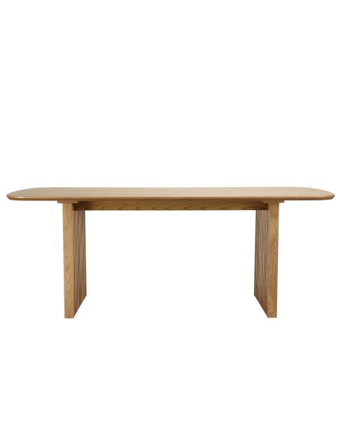 Table à manger rectangulaire L200 décor et chêne naturel