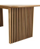 Decoración de mesa de comedor rectangular L200 y roble natural
