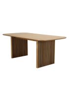 Decoración de mesa de comedor rectangular L200 y roble natural