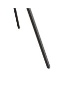 Table d'appoint ronde 45x45cm bois Pin recyclé pieds métal noir