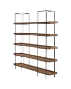 Etagère 5 niveaux bois Pin recyclé structure métal