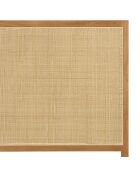 Tête de lit en rotin naturel et chêne massif pour lits 140/160cm