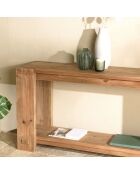 Console bois 150x40cm bois
