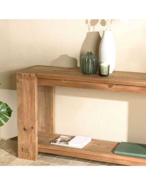 Console bois 150x40cm bois