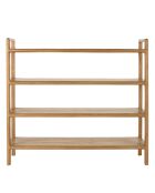 4-stöckiges Holzregal Mindi